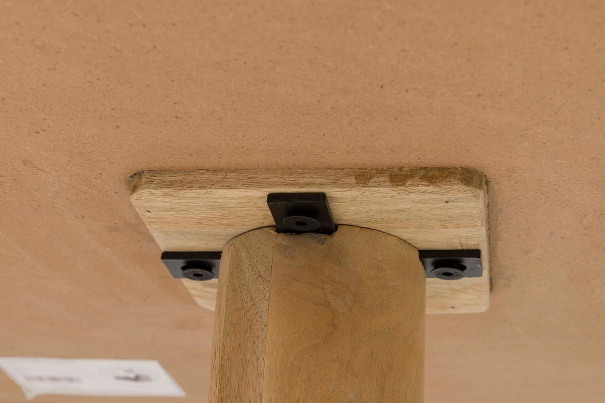 Tavolo da pranzo di mango marmol 70x70x75 cm