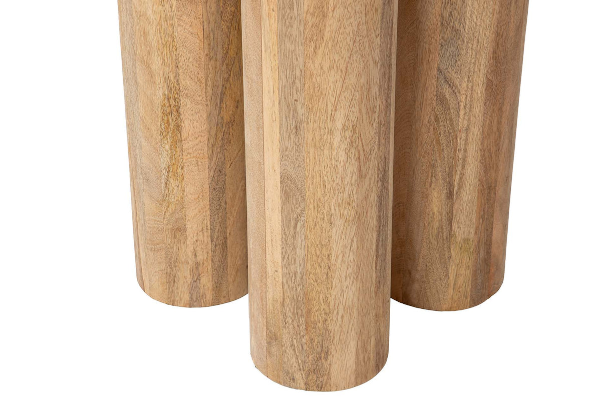 ESCRITORIO MADERA MANGO MARRON FELO 140x60x75 CM