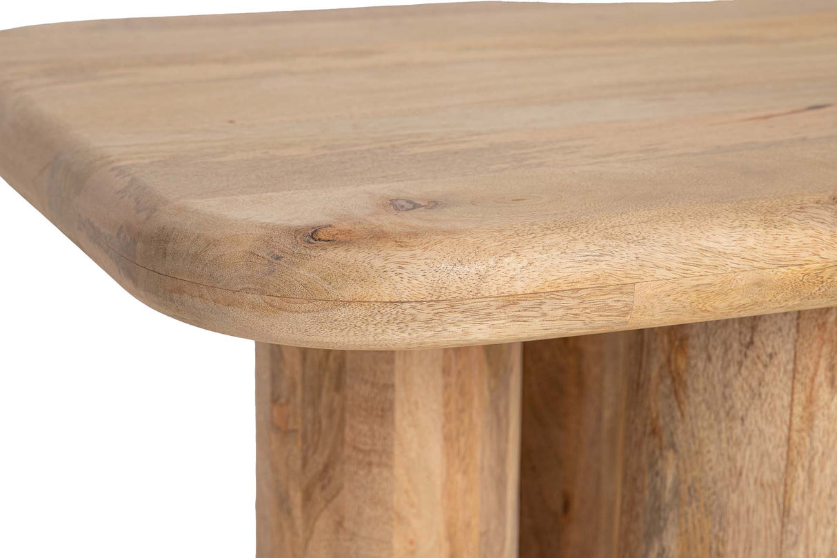 ESCRITORIO MADERA MANGO MARRON FELO 140x60x75 CM