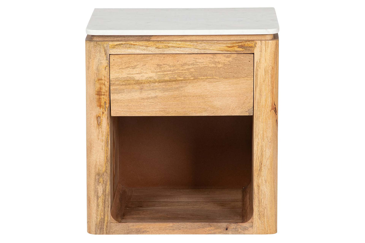 Holz Mango Marmol Felo 55x40x60 cm