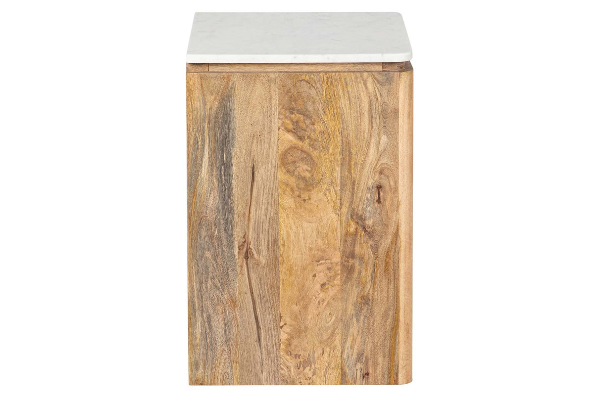 Holz Mango Marmol Felo 55x40x60 cm