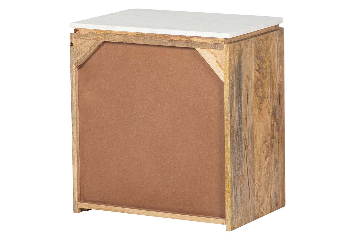 Holz Mango Marmol Felo 55x40x60 cm