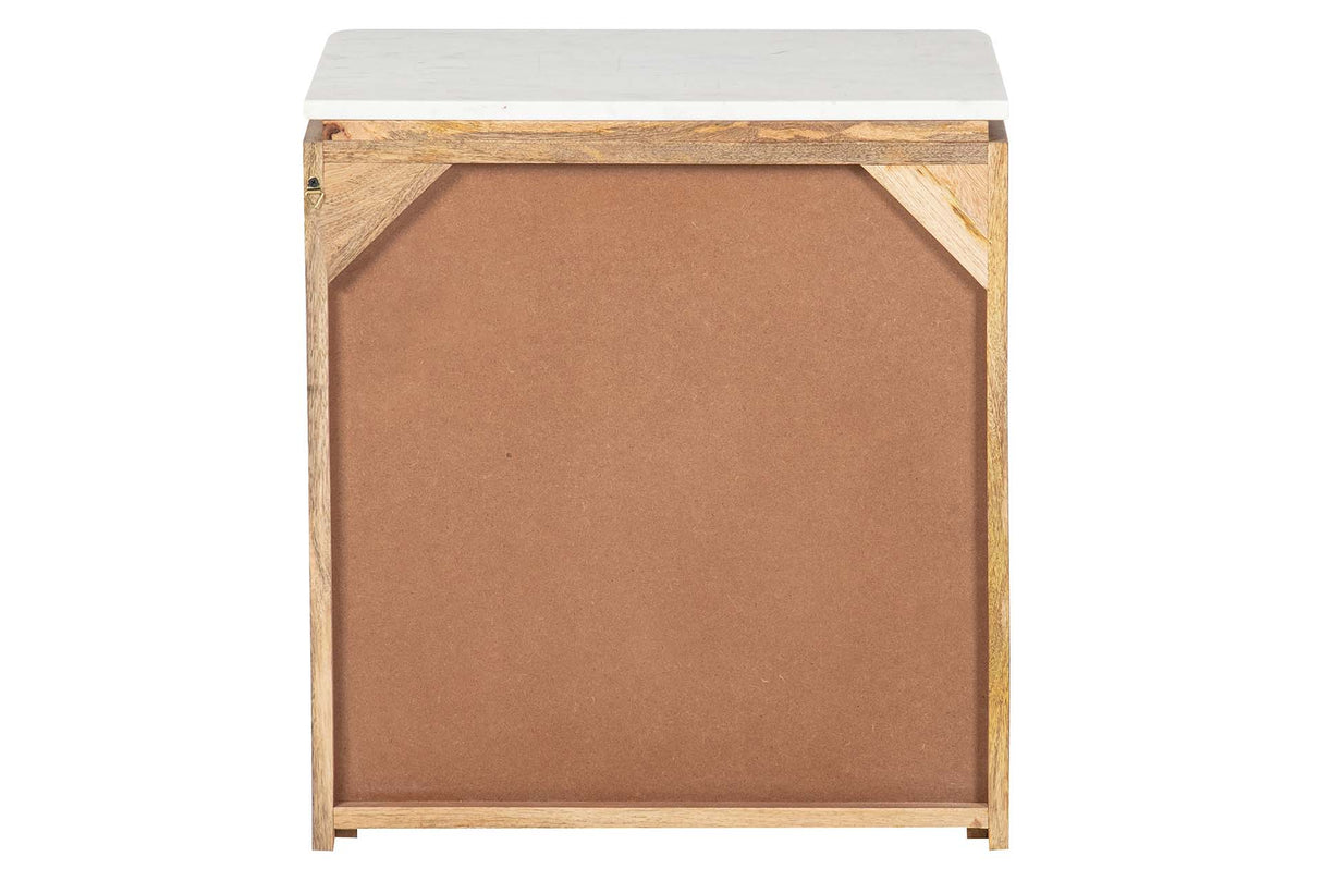 Holz Mango Marmol Felo 55x40x60 cm