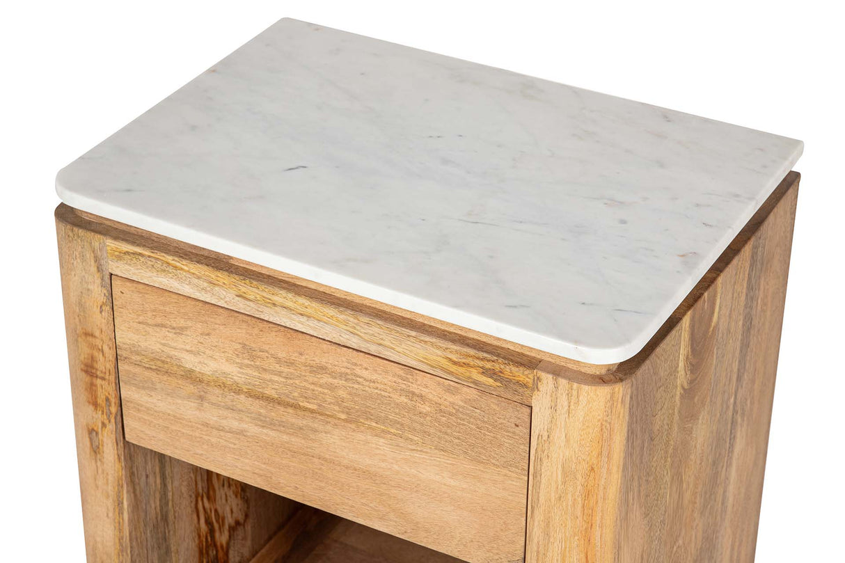 Holz Mango Marmol Felo 55x40x60 cm