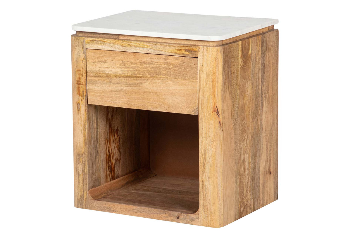 Holz Mango Marmol Felo 55x40x60 cm