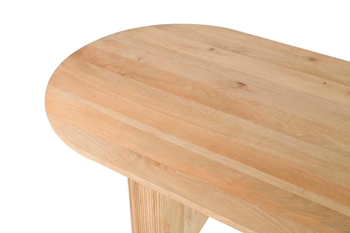 Tableau à manger en bois brun mangue 240x115x75cm