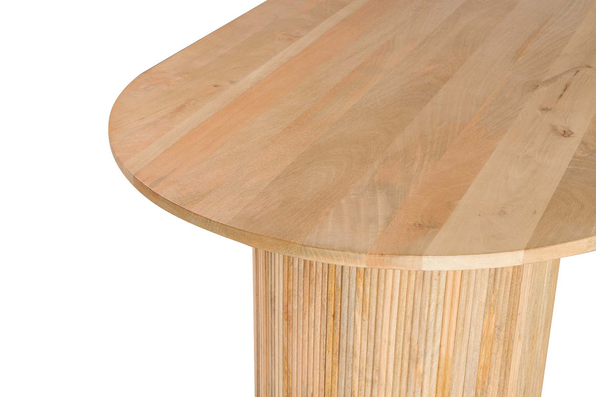 Tableau à manger en bois brun mangue 240x115x75cm