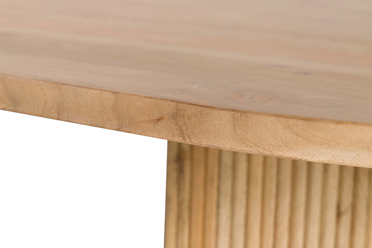 Tableau à manger en bois brun mangue 240x115x75cm