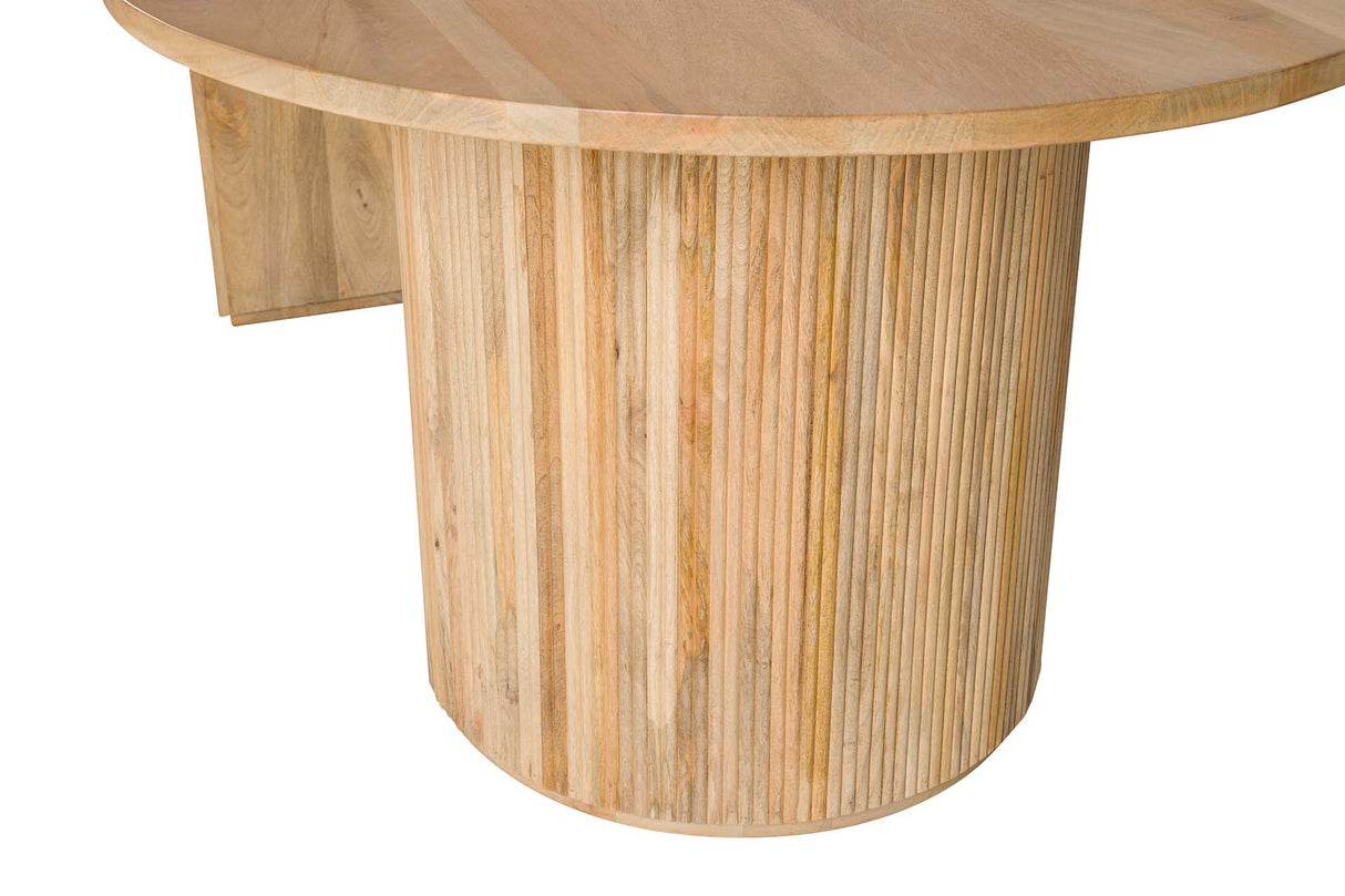 Tableau à manger en bois brun mangue 240x115x75cm