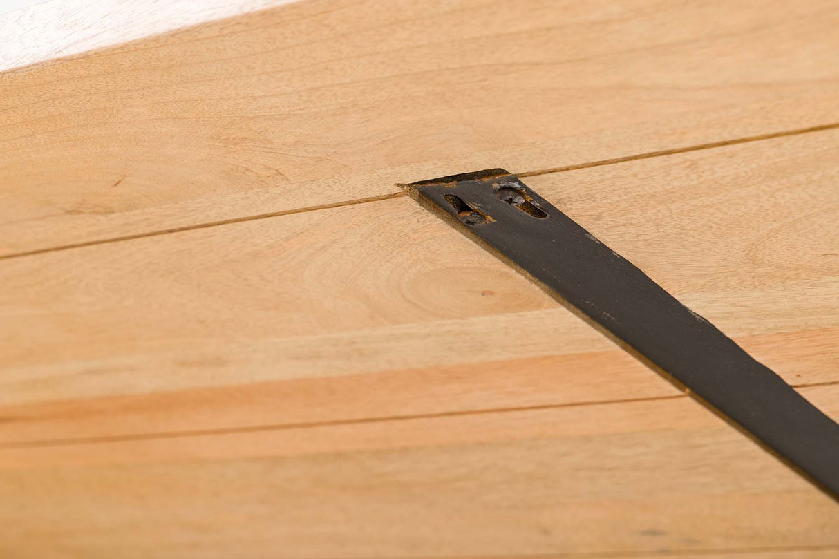 Tableau à manger en bois brun mangue 240x115x75cm