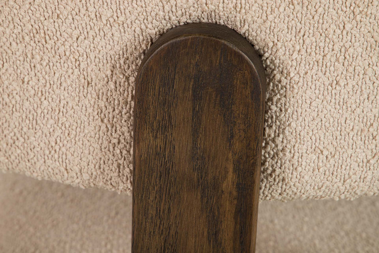 Fresno Beige Holzstuhl 48x53x78 cm