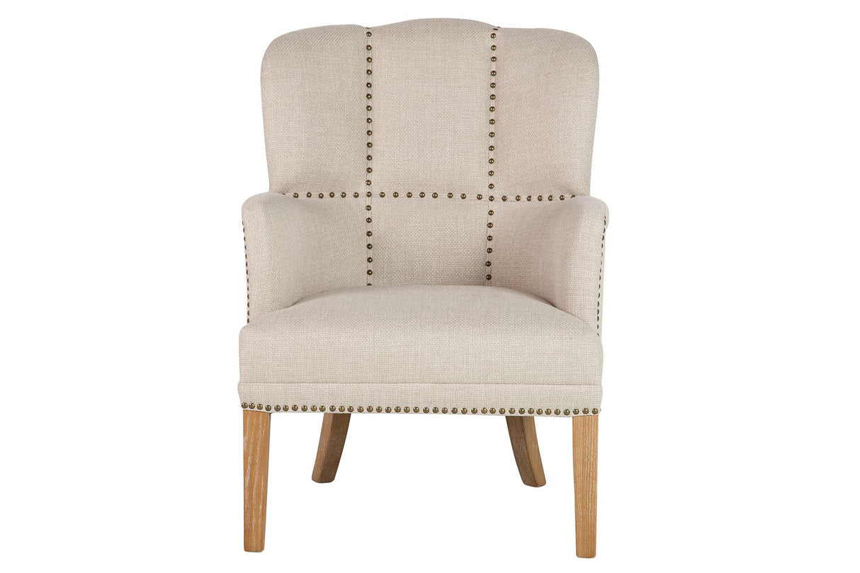 BUTACA MADERA FRESNO BEIGE 48x53x78 CM