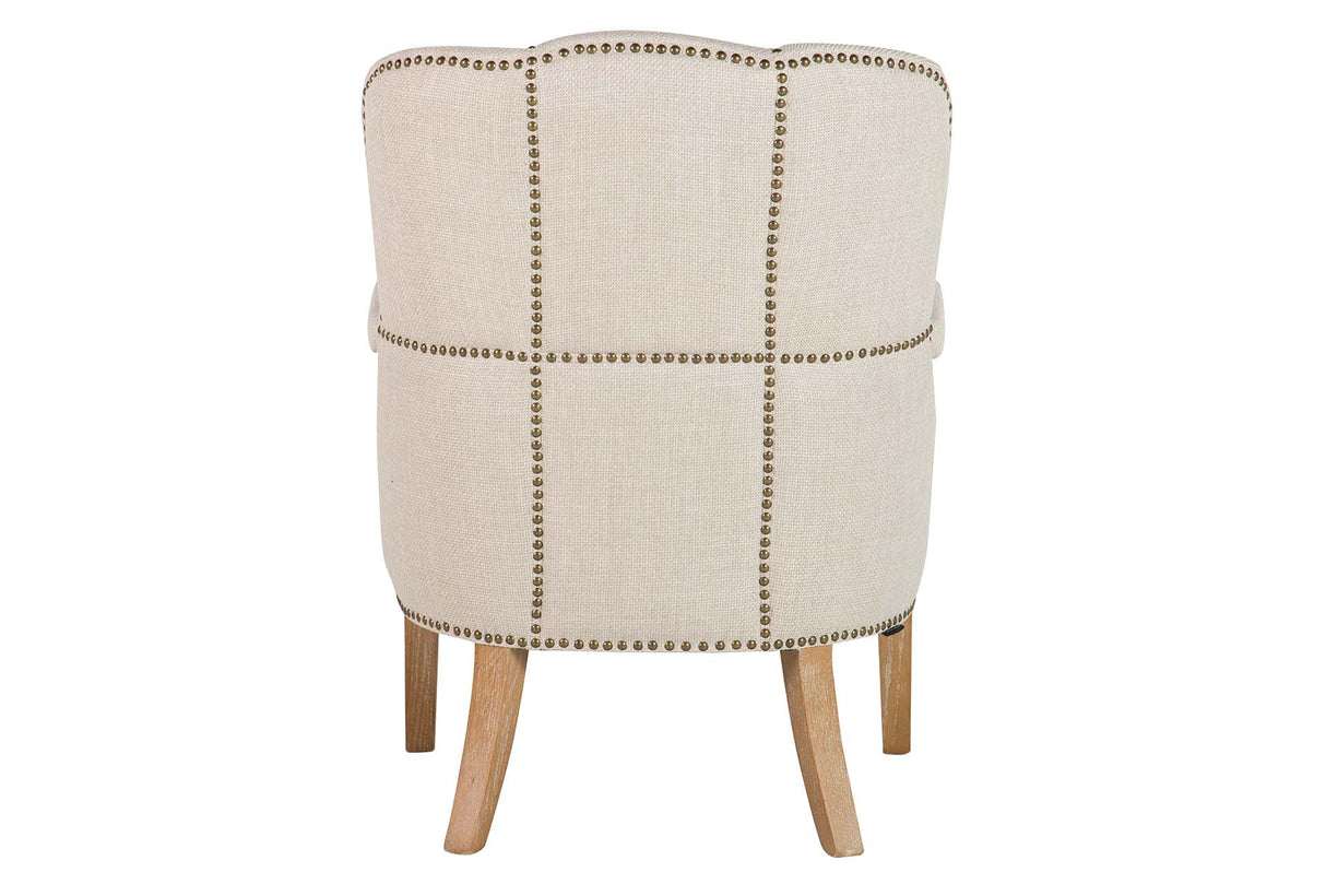 BUTACA MADERA FRESNO BEIGE 48x53x78 CM