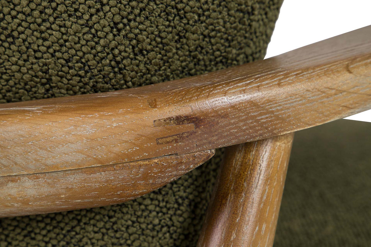 Frischer grüner Holzarm Armour 71x73x74 cm