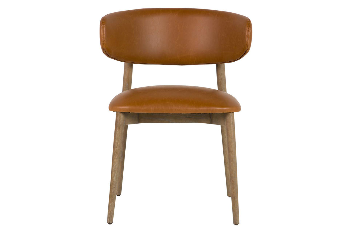 Fresno Brown Wood 59x56x80 cm