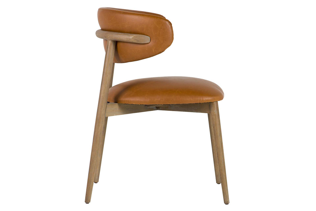 Fresno Brown Wood 59x56x80 cm