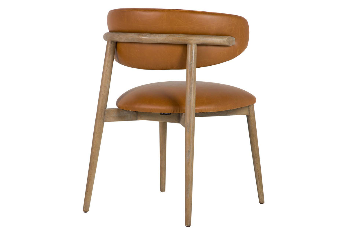 Fresno Brown Wood 59x56x80 cm