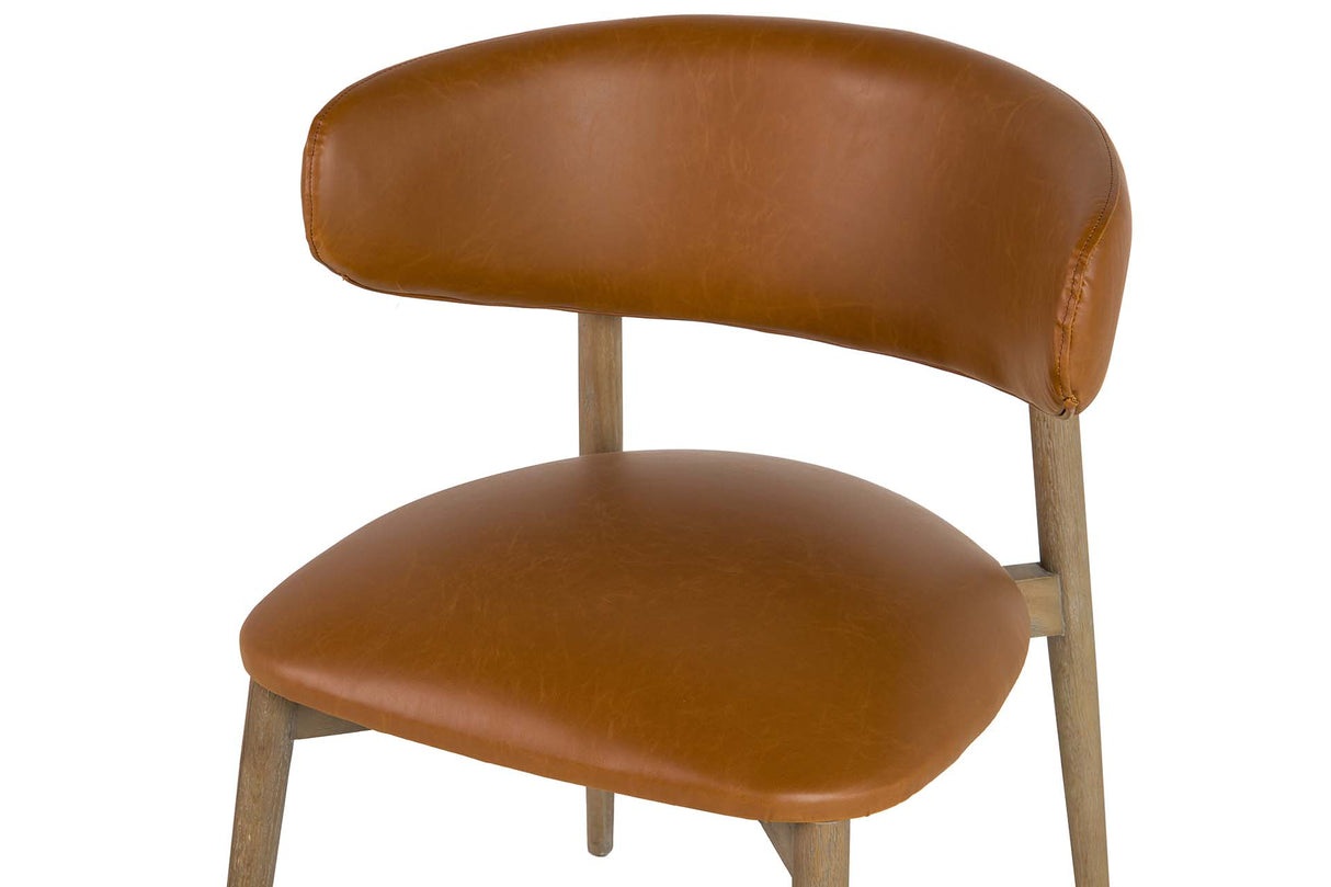 Fresno Brown Wood 59x56x80 cm