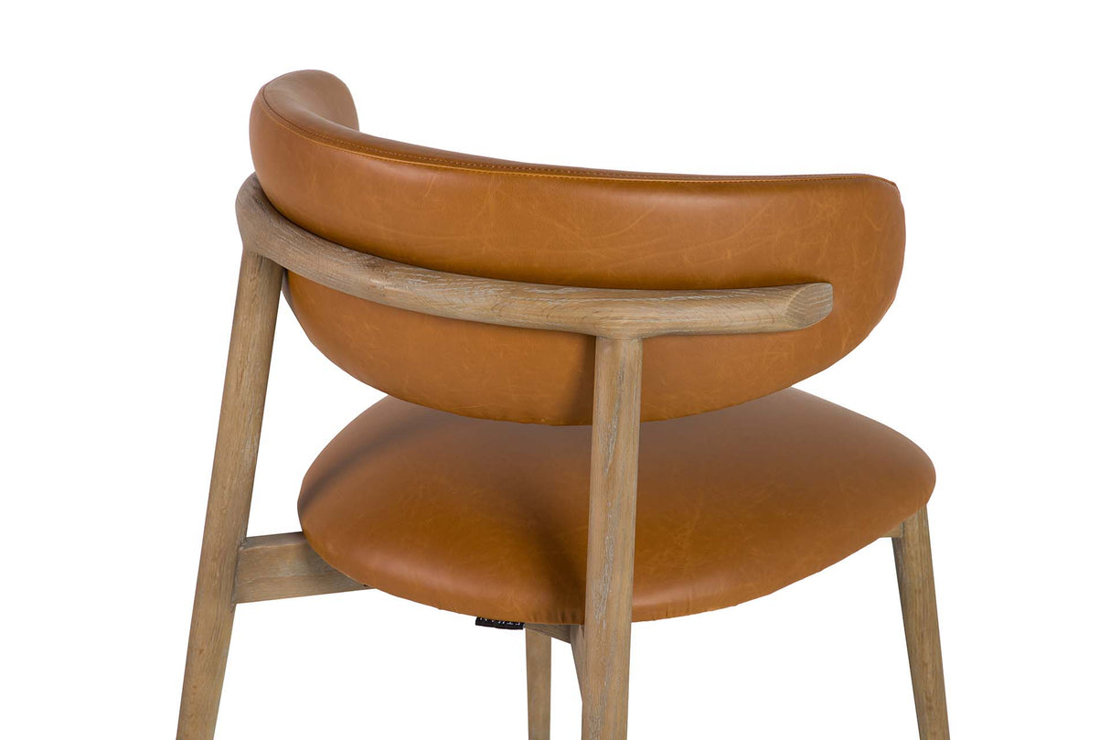 Fresno Brown Wood 59x56x80 cm