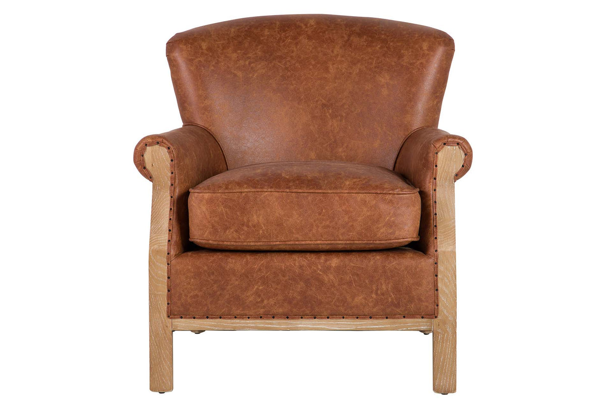 BUTACA MADERA FRESNO MARRON 76x81x78 CM