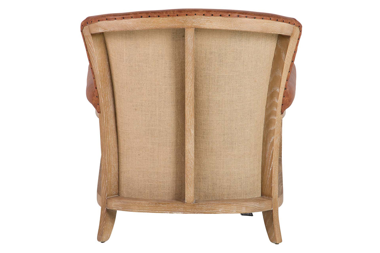 BUTACA MADERA FRESNO MARRON 76x81x78 CM