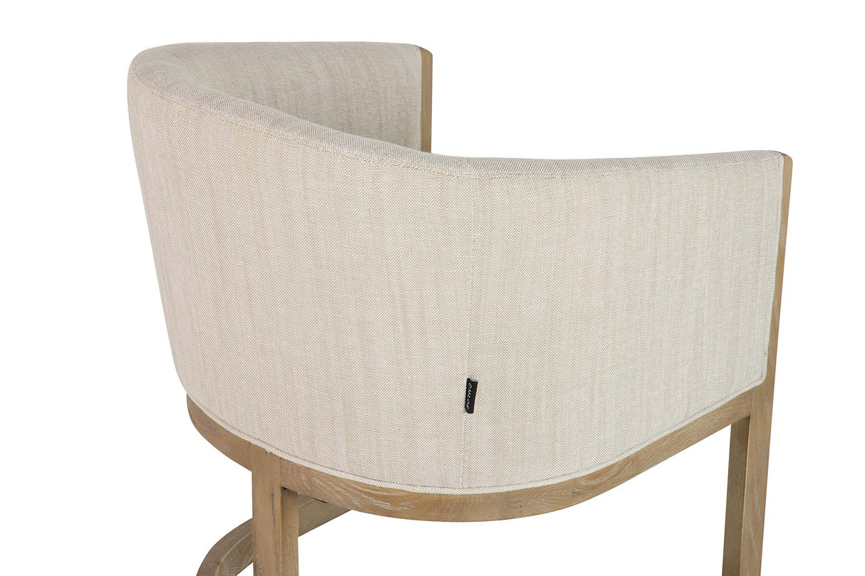 BUTACA MADERA FRESNO BEIGE 62x64x78 CM