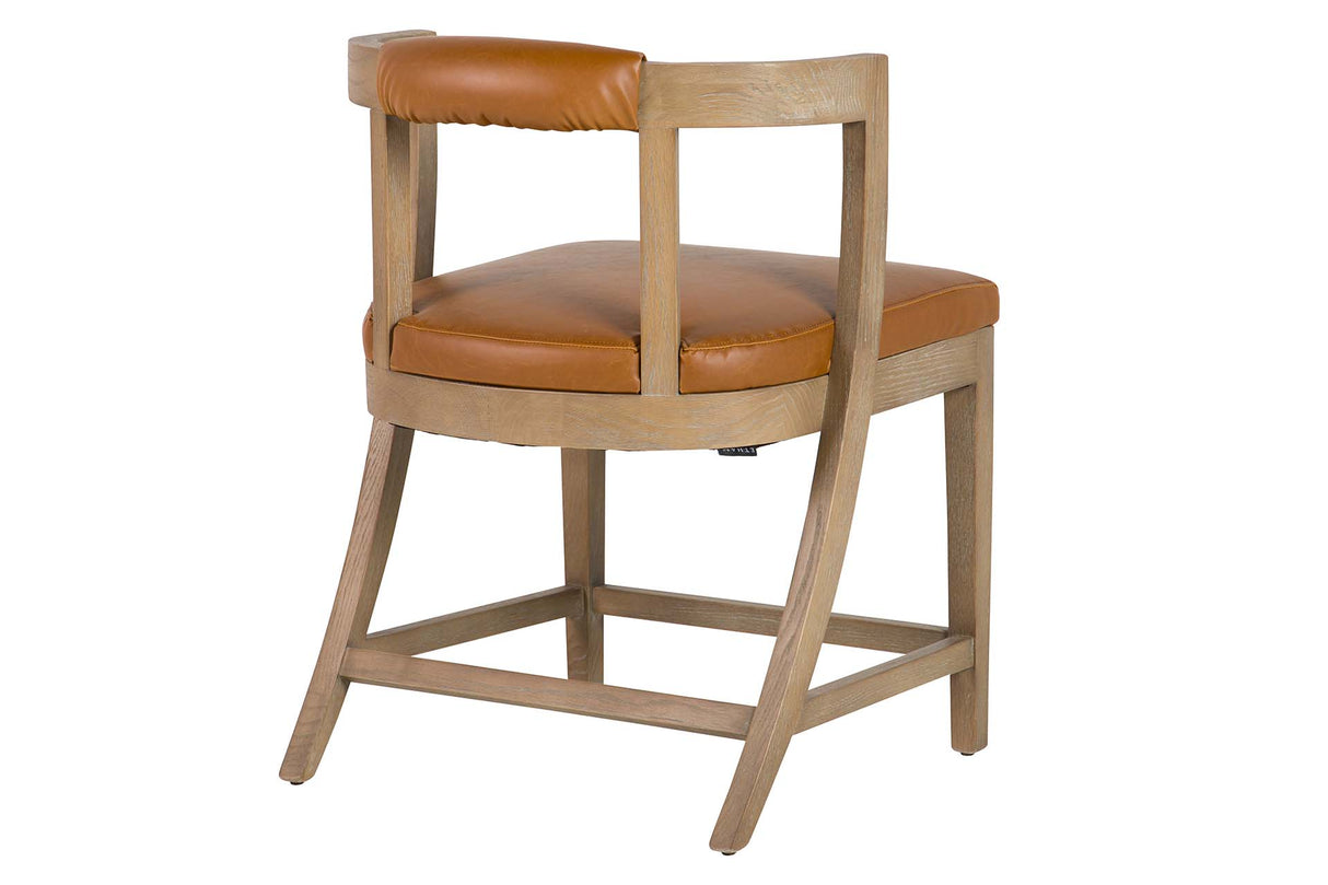 Fresno Brown Wood Chair 59x57x78 cm