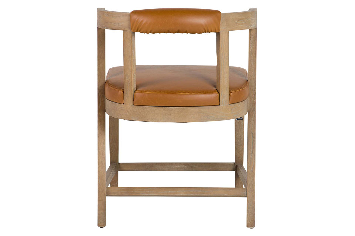 Fresno Brown Wood Chair 59x57x78 cm
