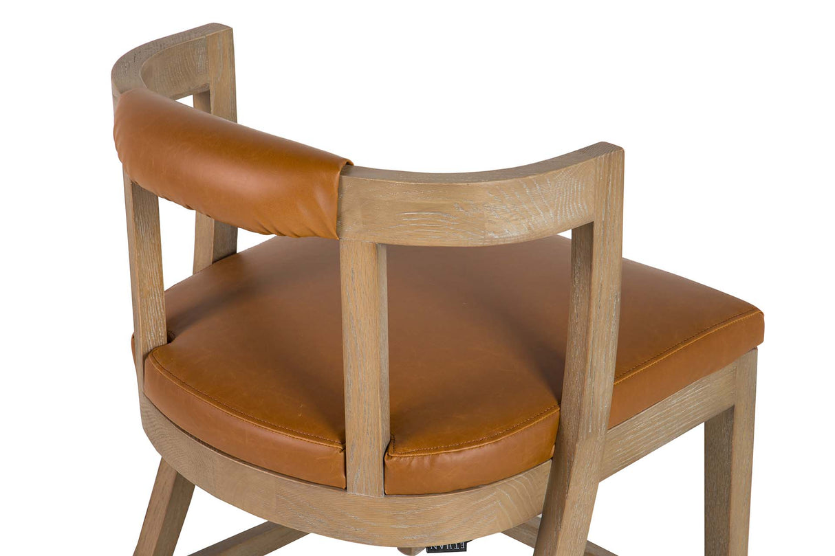 Fresno Brown Wood Chair 59x57x78 cm
