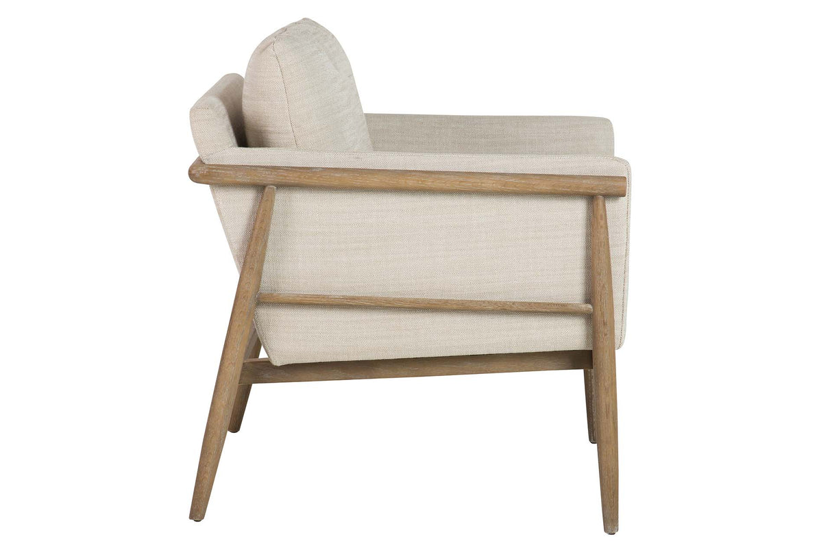 BUTACA MADERA FRESNO BEIGE 77x74x72 CM