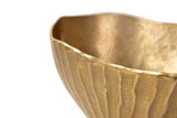 Goldene Aluminiumvase 27x22x30 cm