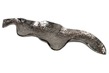 Tableau d'aluminium argenté 47x17x4 cm