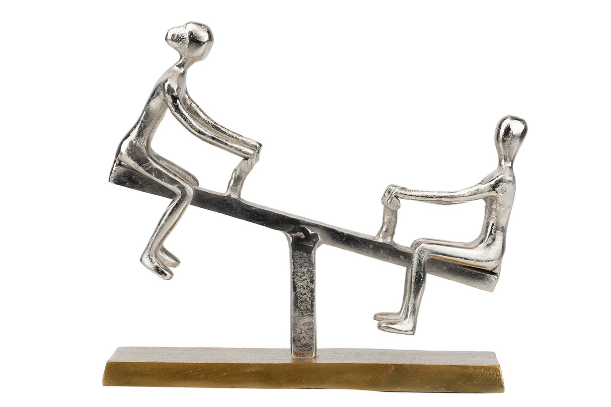 Figur Rouch Nickel Dorado 33x8.5x30 cm