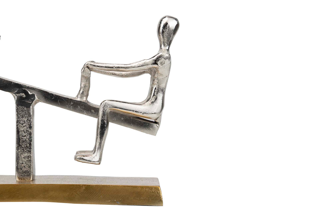 Figur Rouch Nickel Dorado 33x8.5x30 cm