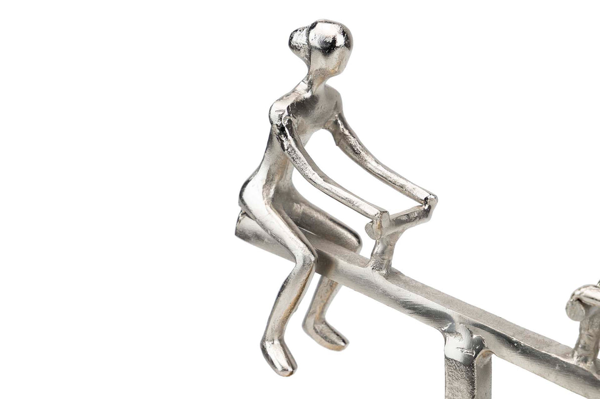 Figur Rouch Nickel Dorado 33x8.5x30 cm