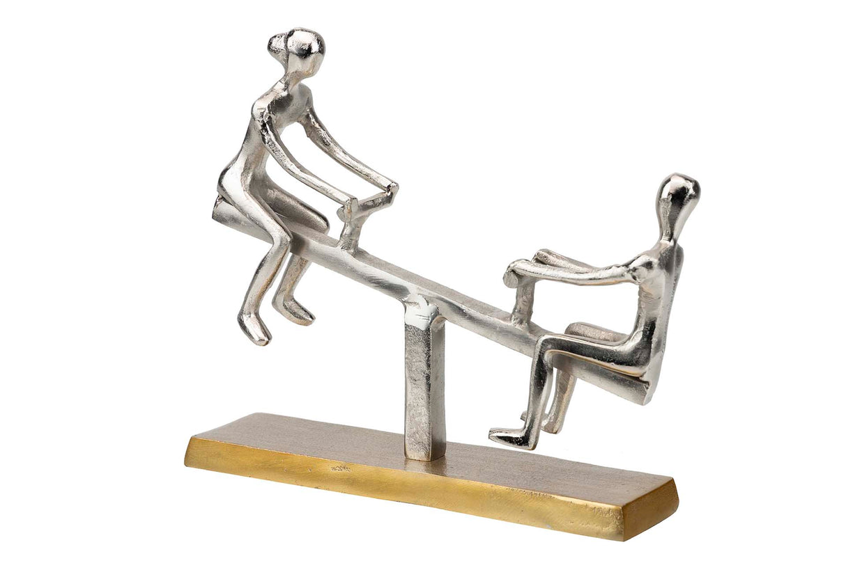 Figur Rouch Nickel Dorado 33x8.5x30 cm