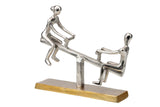 Figur Rouch Nickel Dorado 33x8.5x30 cm