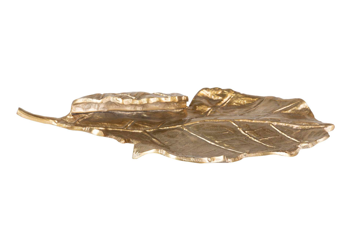 Centre de feuilles d'or brut 41x20x2 cm