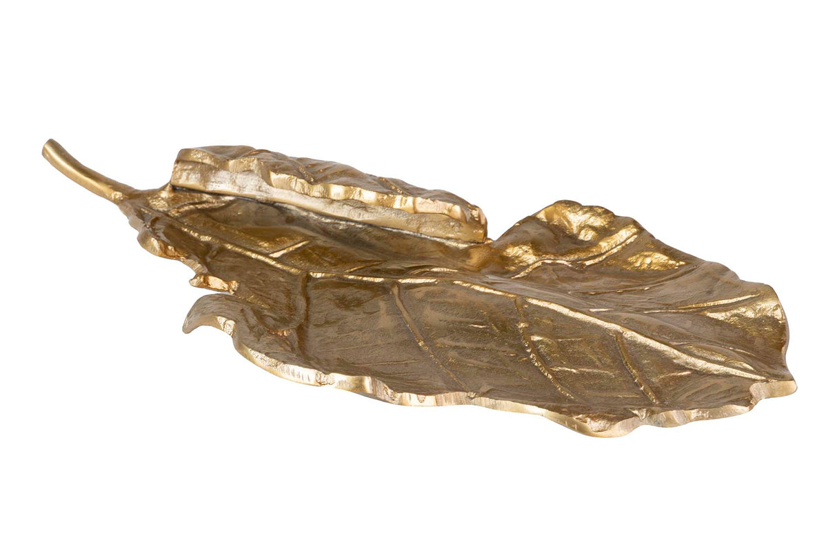 Centre de feuilles d'or brut 41x20x2 cm