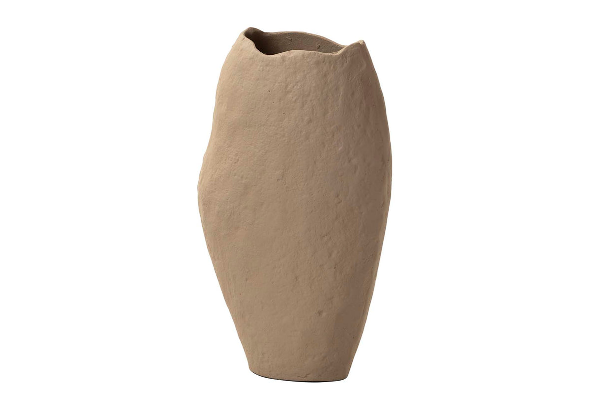 Beige Aluminium Florer 21x11x33 cm