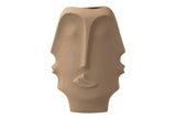 Face face en aluminium beige 24x16x35 cm