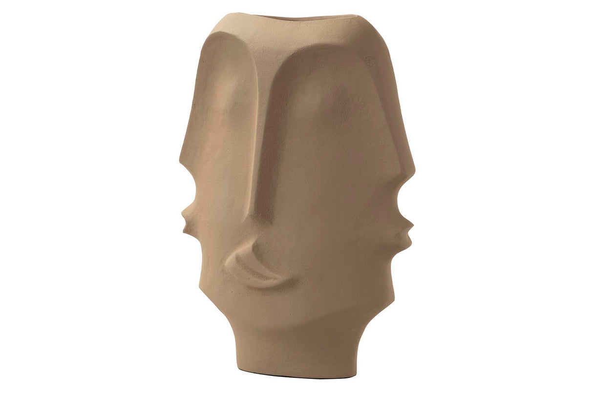 Gesichtsgesicht Aluminium Beige 24x16x35 cm