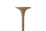 CANDELABRO ALUMINIO BEIGE 14x14x41 CM