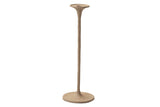 Beige Aluminium Candelabro 14x14x41 cm