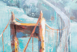 Conjunto 2 Tabelas de ponte do Brooklyn 52x4,5x102 cm