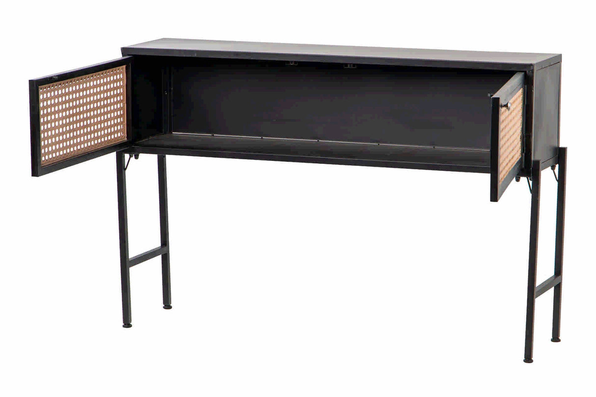 Rack de console métallique 120x30Z80 cm