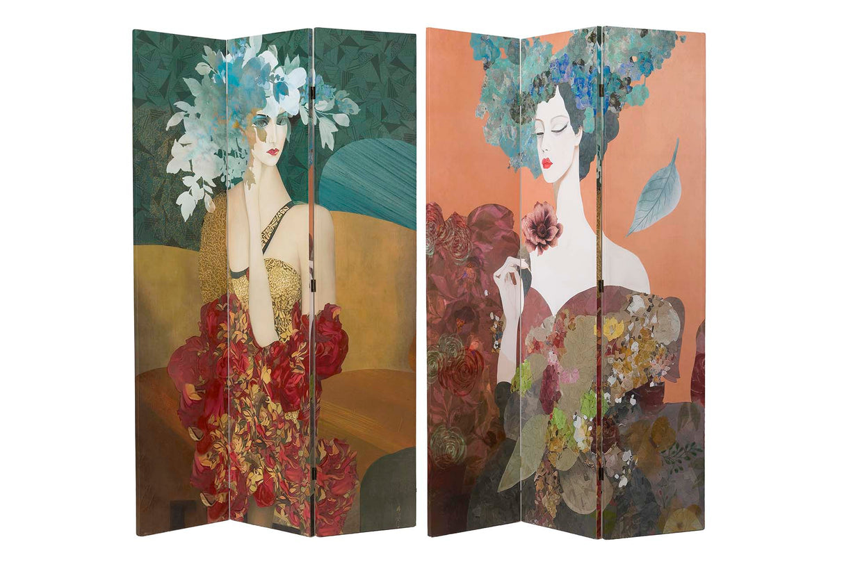 BIOMBO CANVA MUJER 120x3x180 CM