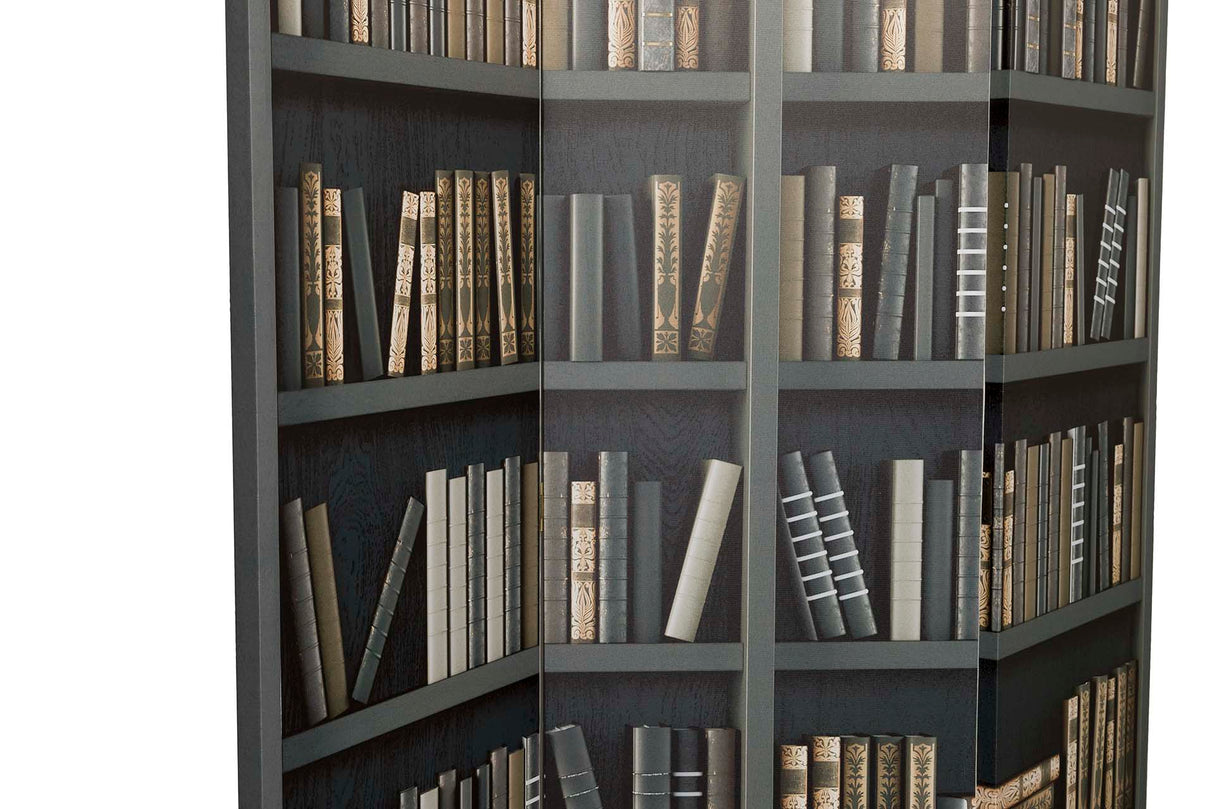 BIOMBO CANVA BIBLIOTECA 120x3x180 CM