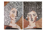 Canva Biombo Femmes 120x3x180 cm