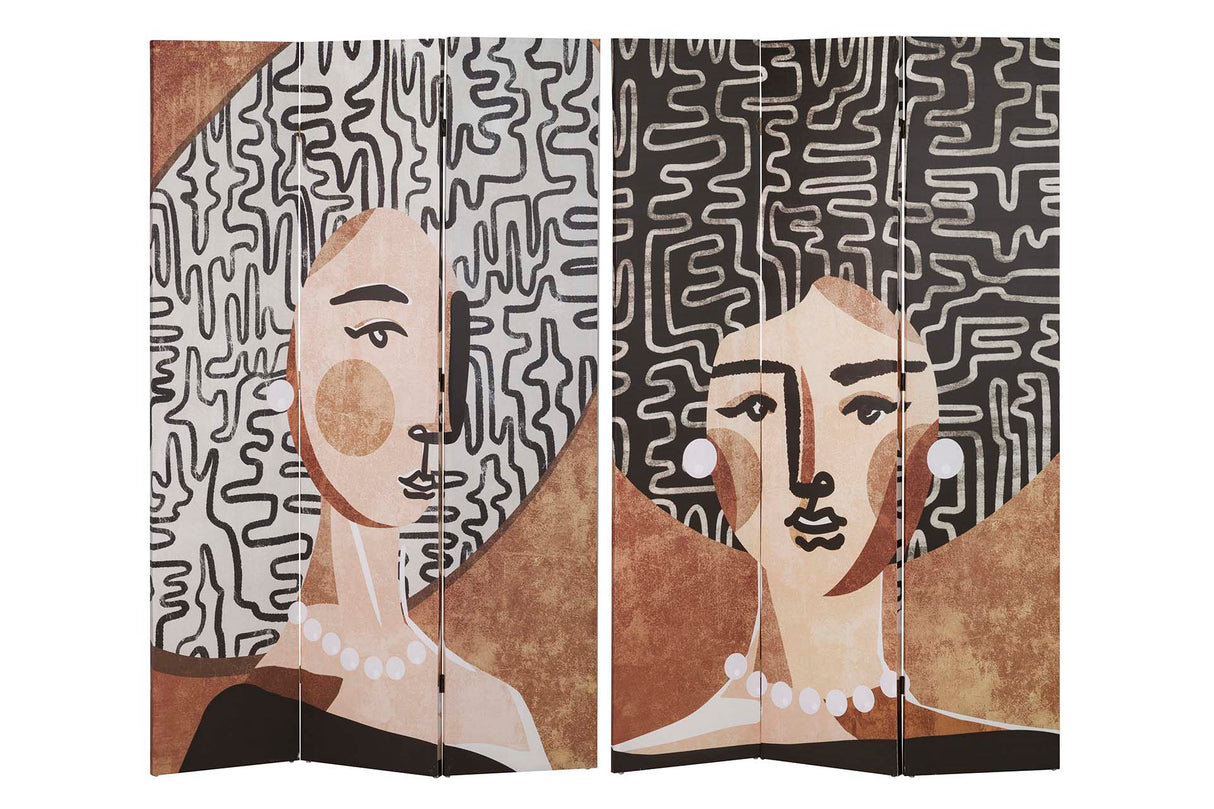 BIOMBO CANVA MUJER 120x3x180 CM